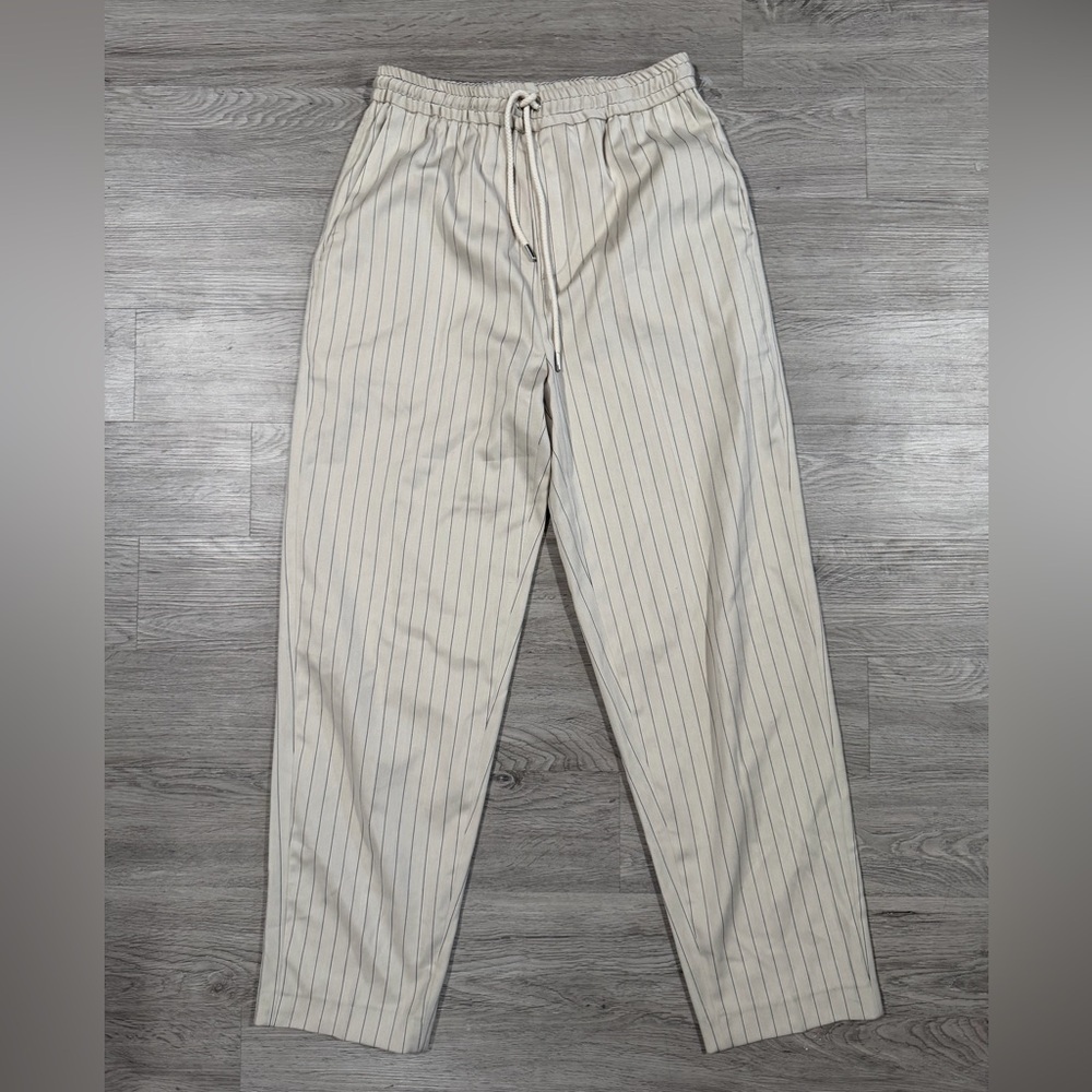 Munthe Pull‎ On Drawstring Stripe Pants 36